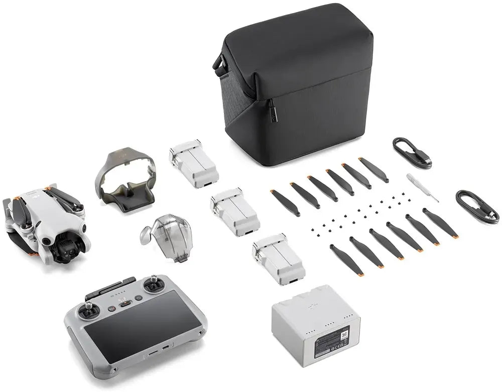 Drone DJI Mini 4 Pro Fly More Combo Plus (DJI RC 2) (GL) (caixa feia)
