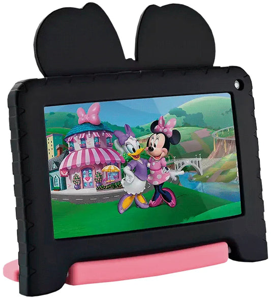 Multilaser NB605 Disney Junior Minnie Tablet 2GB/32GB 7" Wifi - Negro/Rosa